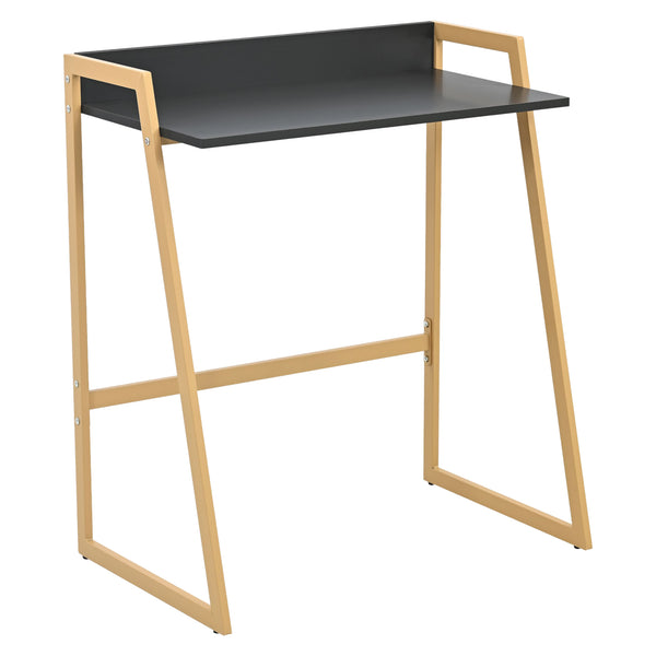 Bureau Kuomi 84 x 73 x 47 cm beige gris foncé [en.casa]