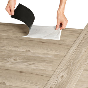 Piastrelle Adesive in PVC (7 listoni = 0,975 m²) Laminato Vinilico Fai da Te Pavimentazione Autoadesiva Rivestimento per Spazi Interni
