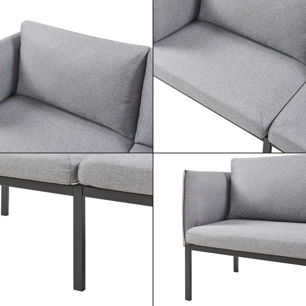 Canapé 2 places Kamar 69 x 158 x 63 cm [en.casa] 