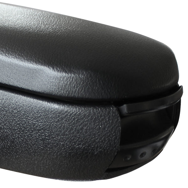 [pro.tec] Bracciolo centrale - Poggiabraccio con vano portaoggetti - imbottito - in tessuto - nero - Volkswagen Passat B5 (1996-2000)