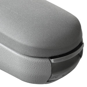 [pro.tec] Accoudoir central pour Golf IV / Bora / New Beetle - avec compartiment - rembourré - textile - gris