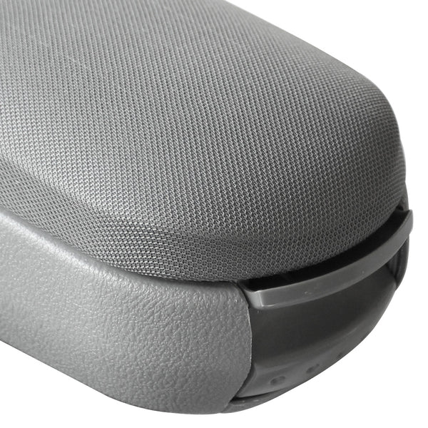 [pro.tec] Accoudoir central pour Golf IV / Bora / New Beetle - avec compartiment - rembourré - textile - gris