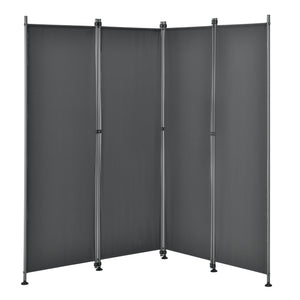 Paravent de Confidentialité Modica à 4 Panneaux pour Extérieur Intérieur 215 x 170 cm [pro.tec]