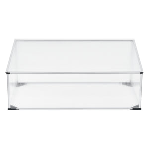 Châssis de Jardin Horta avec Toiture Polycarbonate 100 x 60 x 40 cm [en.casa]