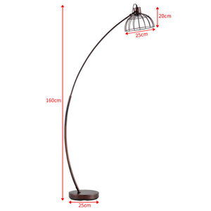 Stehlampe Portsmouth Rostbraun [lux.pro]