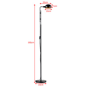 Stehlampe Bolton Schwarz [lux.pro]