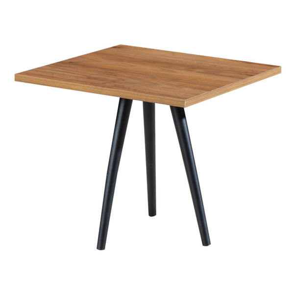 Couchtisch Ballerup  50 x 45 x 45 cm Schwarz / Walnuss-Optik [en.casa]