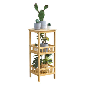 Étagère de rangement Pyhäjärvi à 3 niveaux 79 x 33 x 33 cm [en.casa]