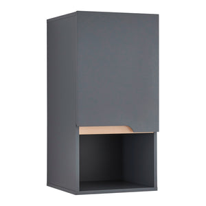 Armadietto Pensile Bergkamen 60 x 30 x 30 cm Grigio / Effetto Legno [en.casa] 