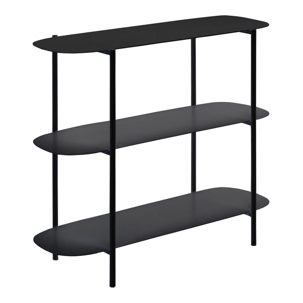Table console Enebakk acier 70 x 90 x 32 cm noir [en.casa]