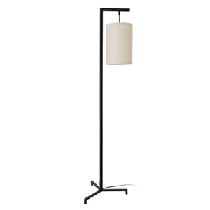 Lampadaire Skaun 161 x 42 x 42 cm noir beige lux.pro