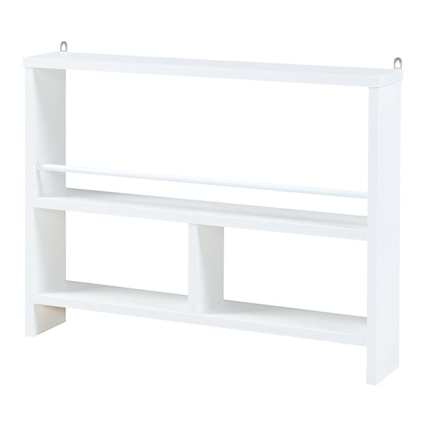Wandregal Piteå 60x10,5x45cm Weiß [en.casa]
