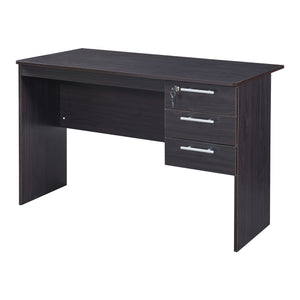 Bureau Ragunda 120 x 59 x 75 cm effet bois foncé [en.casa]