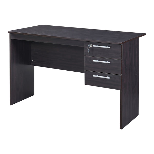 Bureau Ragunda 120 x 59 x 75 cm effet bois foncé [en.casa]