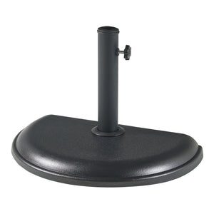 Pied de parasol Bisenti adapté aux tiges 30 34 38 45 mm noir casa.pro