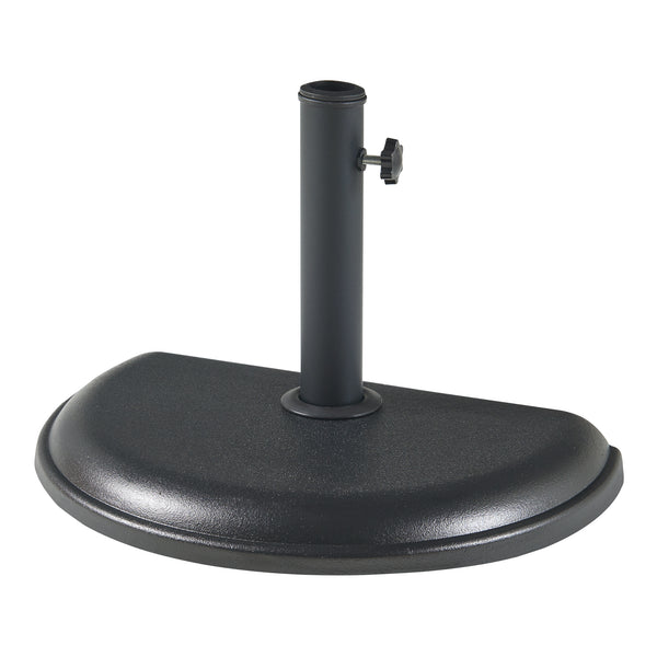 Pied de parasol Bisenti adapté aux tiges 30 34 38 45 mm noir casa.pro