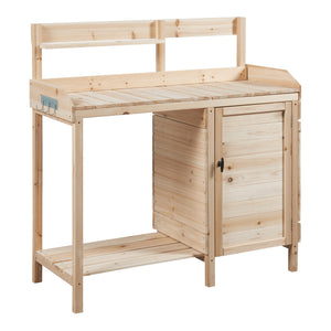 Table de rempotage Alessano 110 x 107 x 46 cm sapin casa.pro