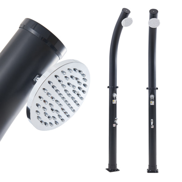 Douche solaire de jardin Kebomi 216 cm 18 L casa.pro