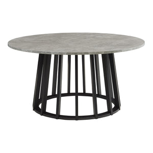 Table basse de salon Buzzard 90 x 45 cm effet béton noir [en.casa]
