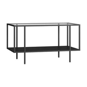 Table basse Nynna acier 90 x 50 x 50 cm noir [en.casa]