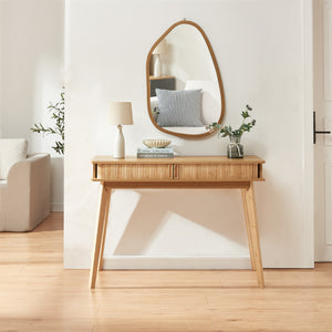 Table console Tysvær 110 x 40 x 78 cm bambou [en.casa]