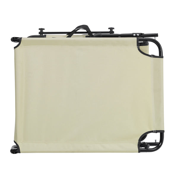 Set di 2 Lettini Prendisole Lomeda con Tettuccio Parasole e Schienale Reclinabile casa.pro