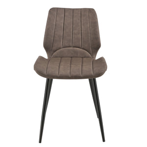 [en.casa] Lot de 2 Chaise de Cuisine Salle à Manger Bureau pour Restaurants Pieds en Métal 77 x 57,5 x 46 cm