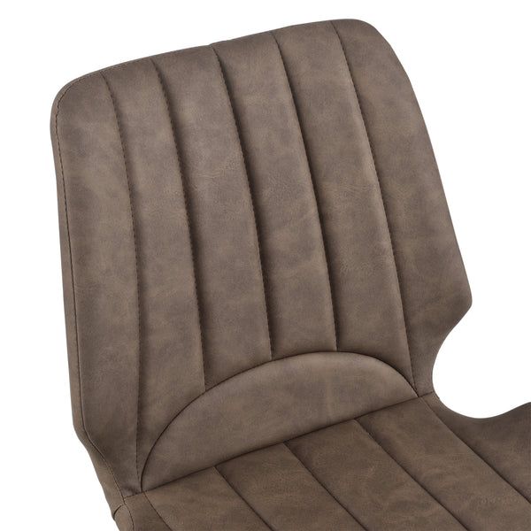 [en.casa] Lot de 2 Chaise de Cuisine Salle à Manger Bureau pour Restaurants Pieds en Métal 77 x 57,5 x 46 cm