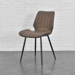 [en.casa] Lot de 2 Chaise de Cuisine Salle à Manger Bureau pour Restaurants Pieds en Métal 77 x 57,5 x 46 cm
