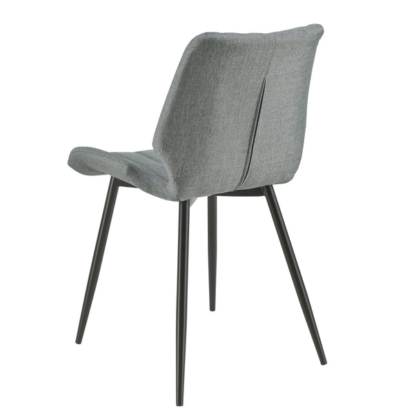 [en.casa] Sedia per Sala da Pranzo Pohorje 77 x 57,5 x 46 cm Set di 2 Imbottito