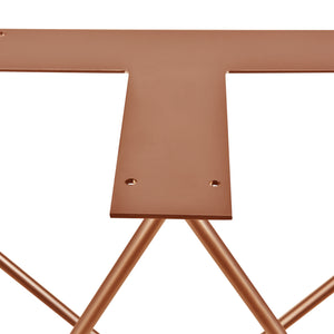 [en.casa] Set de 2 Pieds de Table Pied de Meuble Structure Acier avec Protecteur de Sol DIY 62 x 22 x 72 cm