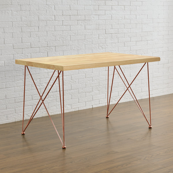[en.casa] Set de 2 Pieds de Table Pied de Meuble Structure Acier avec Protecteur de Sol DIY 62 x 22 x 72 cm