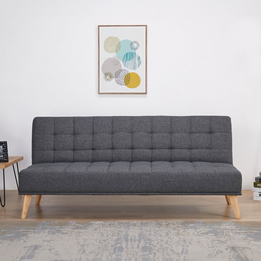Canapé-lit Pukkila 180x86x81 cm textile [en.casa]