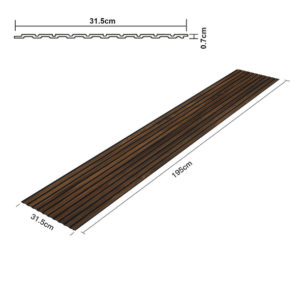 Set di 6 Pannelli Murali 3D NEU.HOLZ