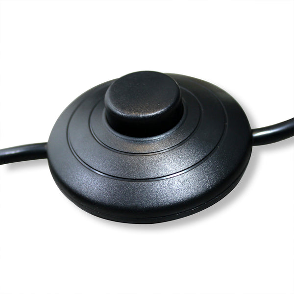 Lampada da Terra 'Black Mikado' Alta 155 cm Piantana a 5 Piedi con Paralume Cilindrico in Tessuto Decorativo Nero - lux.pro