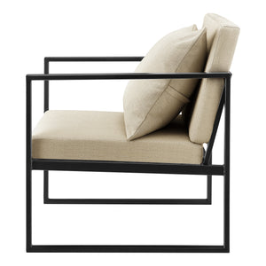 Lot de 2 Fauteuils Ragusa 70 x 60 x 60 cm [en.casa]