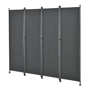 Paravent de Confidentialité Modica à 4 Panneaux pour Extérieur Intérieur 215 x 170 cm [pro.tec]