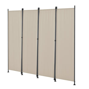 Paravent de Confidentialité Modica à 4 Panneaux pour Extérieur Intérieur 215 x 170 cm [pro.tec]