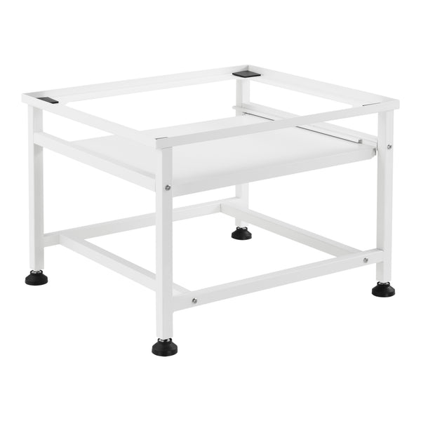 Socle avec Étagère Extensible pour Machine à Laver 63 x 54 x 41 cm Blanc [en.casa]