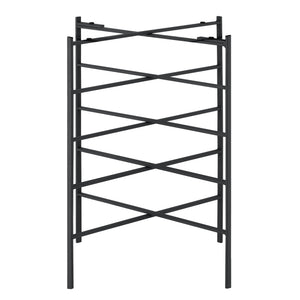 Table Basse Wiltz Plateau Amovible Métal 40 x 40 x 52 cm Noir [en.casa]