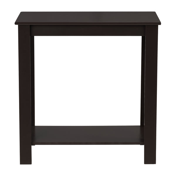 Table Basse de Salon Chur 61,3 x 60 x 30 cm Marron Foncé [en.casa]