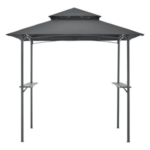 Tonnelle de Barbecue Parga 250 x 241 x 151 cm Anthracite Gris Foncé [en.casa]
