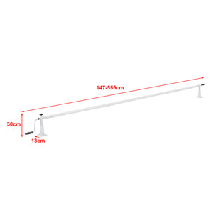Avvolgitore 'Oliveti' per Telo da Piscina e Solare, Barra Telescopica 147 - 555 cm [en.casa] 
