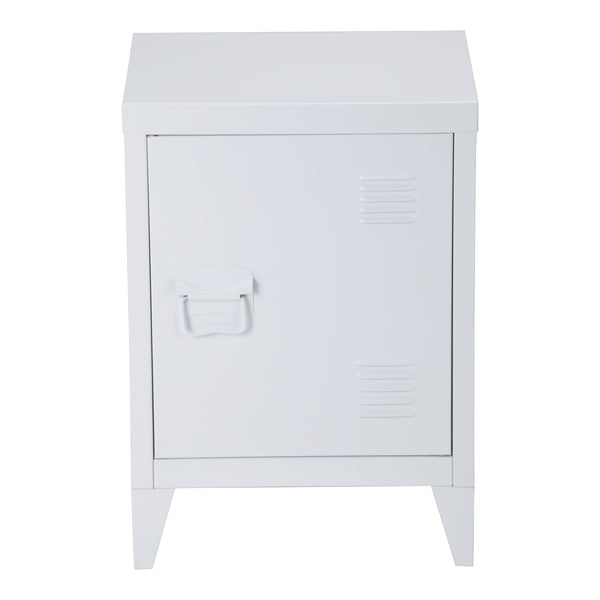 Table de chevet Inari en acier laminé 57 x 40 x 30 cm [en.casa]