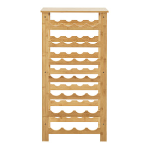 Casier à bouteilles Äänekoski 28 emplacements sur 7 niveaux 94 x 47 x 29 cm [en.casa]