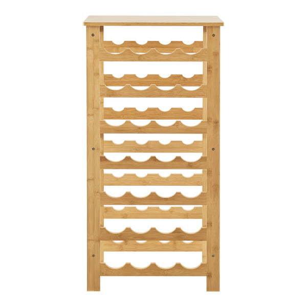 Casier à bouteilles Äänekoski 28 emplacements sur 7 niveaux 94 x 47 x 29 cm [en.casa]