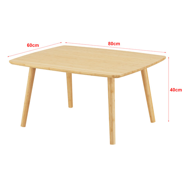 Couchtisch Nurmijärvi Bambus 40x80x60 cm [en.casa]