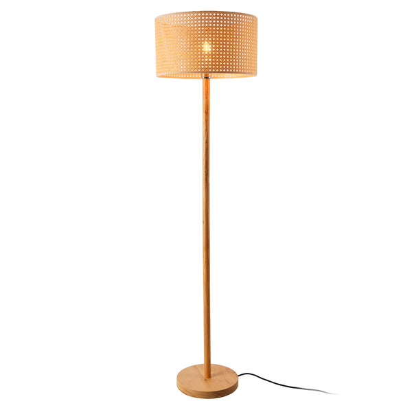 Lampadaire Rochdale 154 cm naturel / brun doré lux.pro