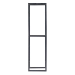 Mobile Portalegna Ulvila per Camino 170 x 45 x 30 cm Nero [en.casa] 