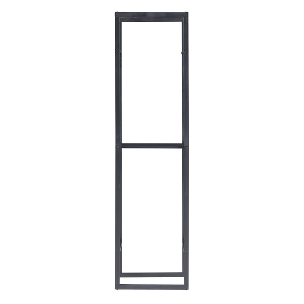 Mobile Portalegna Ulvila per Camino 170 x 45 x 30 cm Nero [en.casa] 